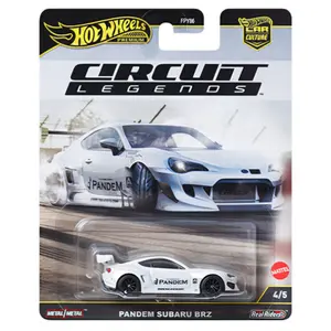 Hot Wheels Car Culture 2025 Circuit Legends Pandem Subaru BRZ, 1:64 Scale, Diecast Model Car