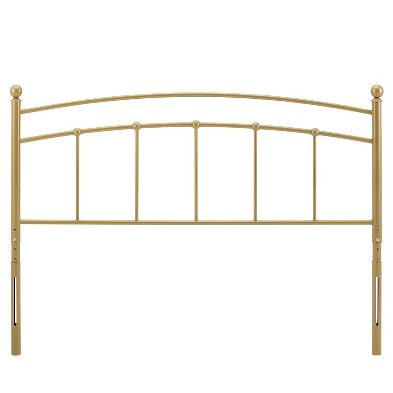 Modway Abigail Full Metal Headboard in Gold