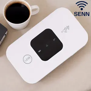 SENN Family Travel WiFi Hub - 4G LTE Portable Router Connects 15+ Devices,SIM Plug-in card wifi- Fast Internet for Kids’ Tablets & Parents’ Laptops, Easy Carry
