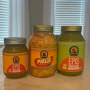 Creole Vibe Set of 3 Mild EPIS Marinade & Pikliz Seasoning for Authentic Creole Flavor