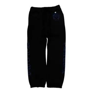 Chrome Hearts Horse Shoe Logo Sweatpants Black/Blue