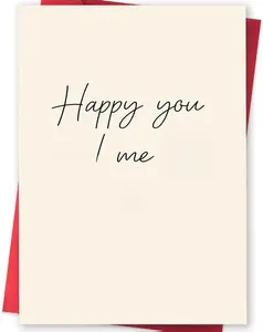 Elegant Anniversary Card Gifts for Couple, Special Anniversary Card to Husband and Wife, Wedding & Valentine’s Day Cards for Boyfriend, Girlfriend, Men, Women