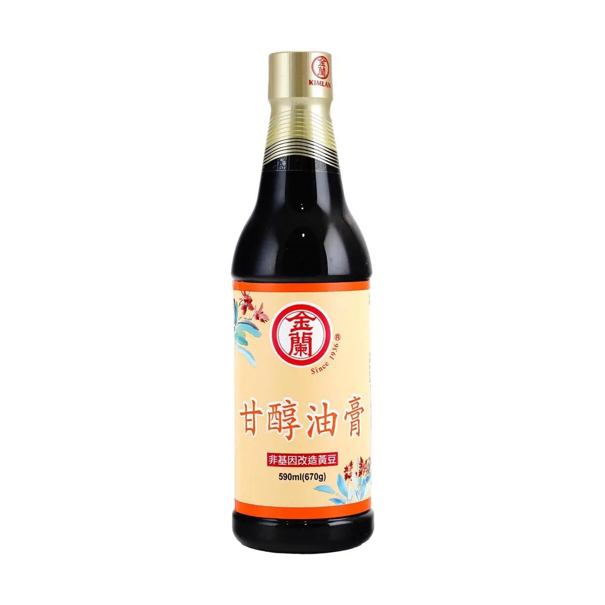 KIMLAN Taiwanese Brewed Soy Paste 590ml - Authentic Three Cup Chicken & Braised Pork Rice Seasoning, Solid Soy Sauce for Umami Flavor