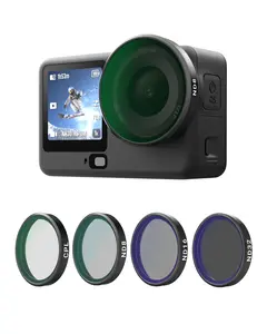 TELESIN Filter Kit for DJI Osmo Action 6 – VND 2–32 Variable ND, CPL UV Lens Filters, Snap-On/HD Optical Glass/Multi-Coated Filters Set, Action 6 Accessories for Travel, Sports & Cinematic Video