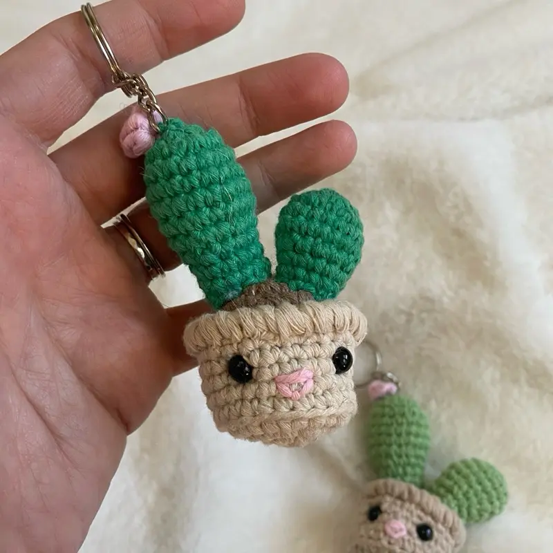 Cactus Keychain