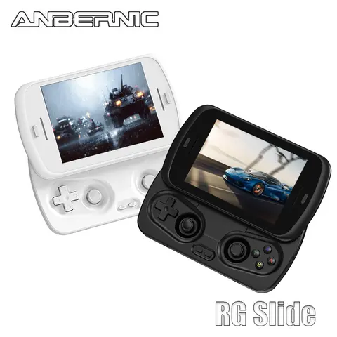ANBERNIC RG Slide Handheld Game Console 4.7-inch Unisoc T820 Processor rgslide Large Screen Retro Game Console Android 13 Battery 5000mAh Supports WIFI FOTA 1080p-DP Out Streaming
