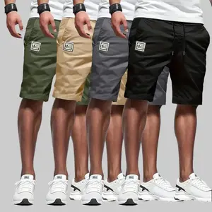 Men’s four-pack casual shorts featuring a durable, 3D-structured fabric for outdoor sports. Breathable for everyday wear and running, ideal for beach or outdoor activities—an essential pair for going out.