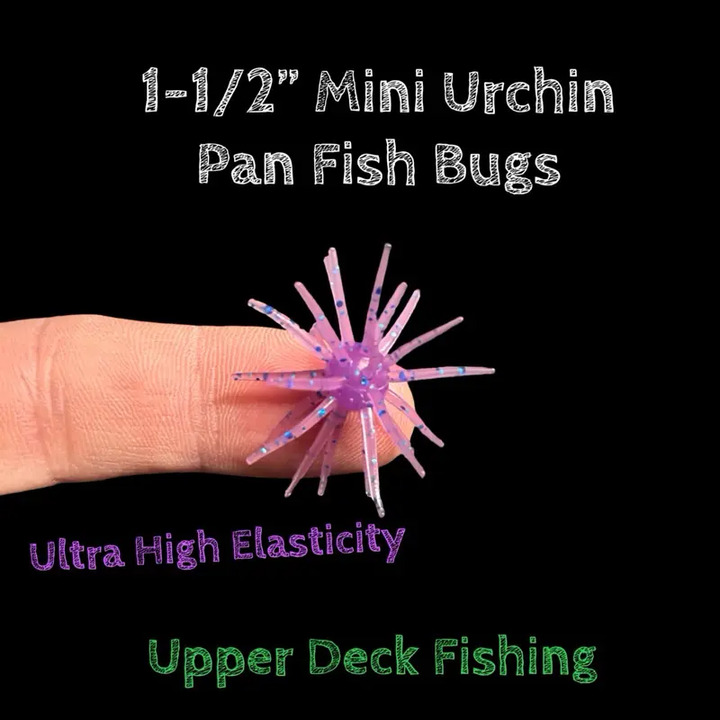 1-1/2” Mini Urchin Panfish Series 6PK - Ultra High Elasticity