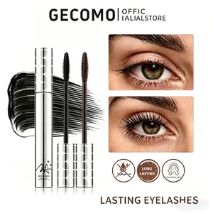 GECOMO Metal Wand Tubing Mascara Long-wearing tubing formula for stunning length & volume Comes with a brushless lash primer for lifted, curled & natural-looking lashes Ideal for polished, longlasting special occasion makeup,drugstore,Perfect gift for Mom