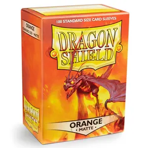 Dragon Shield Matte Orange Card Sleeves 100 pack