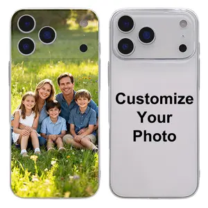 DIY Custom Transparent Phone Case - Personalized Case for iPhone 17/ 16/ 15/ 14/ 13/ 12/ 11 Pro Max/ Pro/ Plus, Minimalist & Stylish, Shockproof & Durable, Perfect Creative Gift for Birthdays