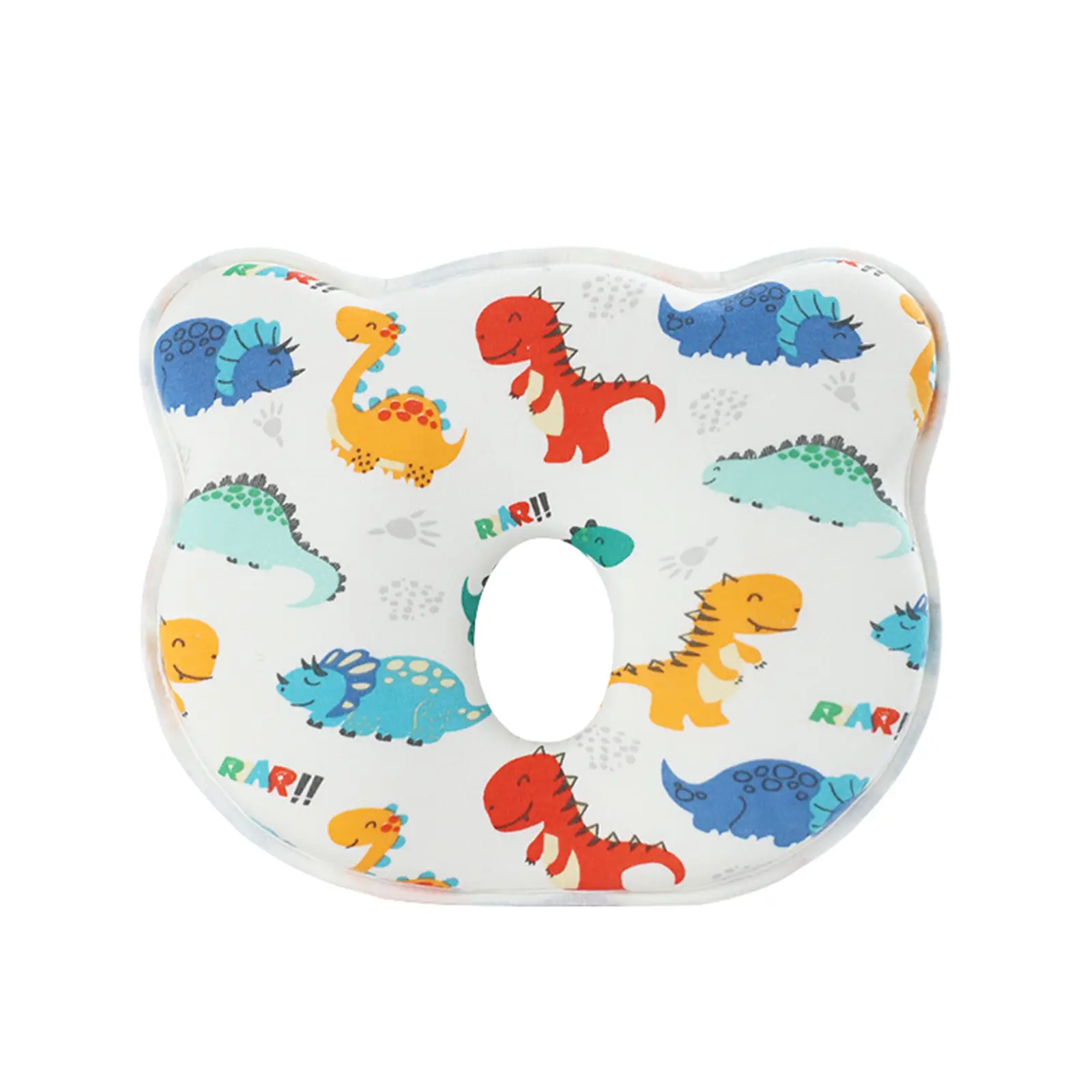 Baby Head Shaping Pillow, Flat Head Prevention Baby Head Pillow Soft Memory Foam Pillow