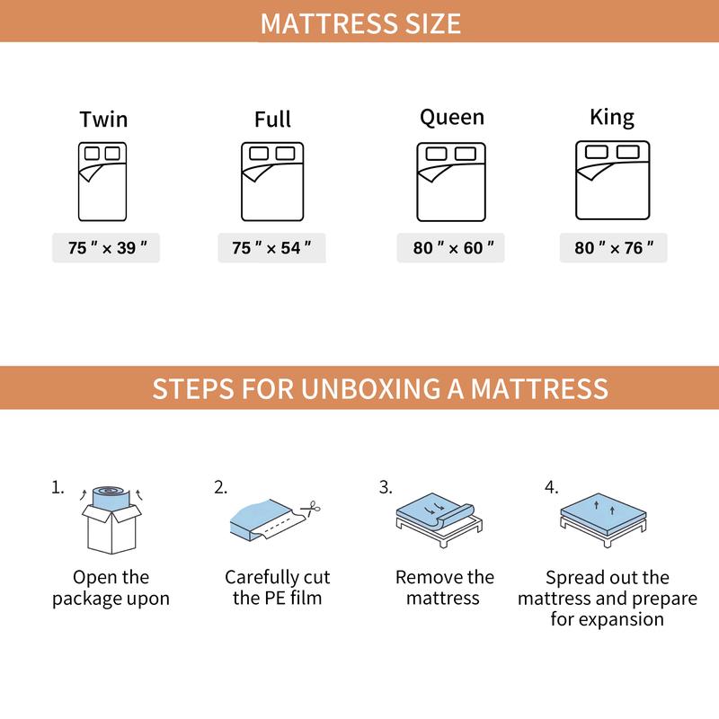 【Clearance】BOMASS 12-14 Inch Twin Full Queen King Size Mattress in a Box Memory Foam Pocket Spring Gray Mattresses Medium Firm Lumbar Support, For Home Rooms Hotels, Boxed Gift Furniture Ergonomic Modern Bed