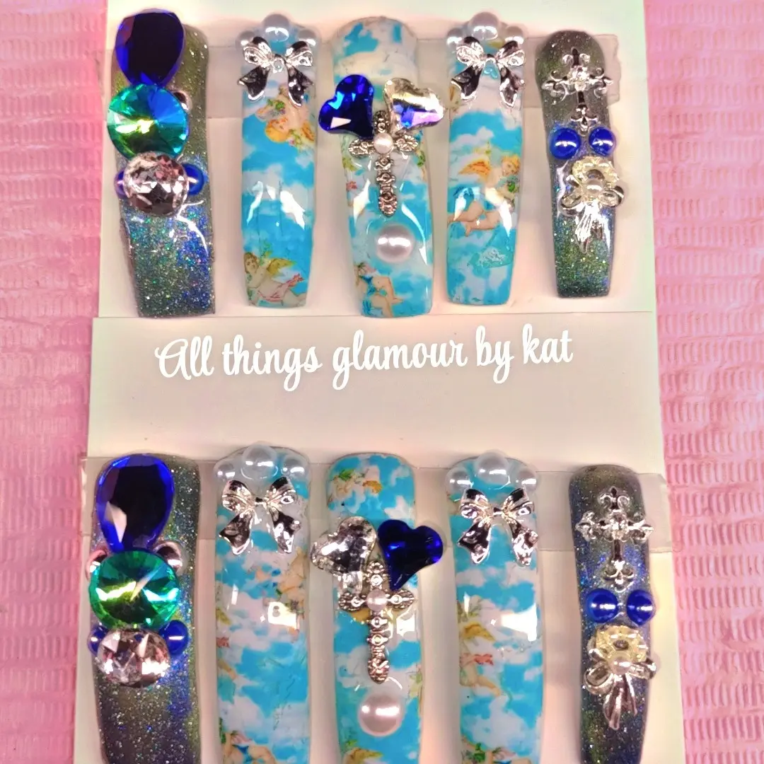 Flying angels nails set