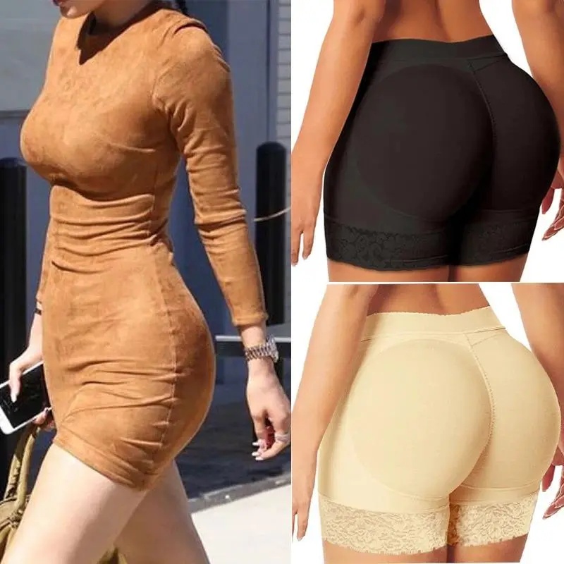 Fake ASS Women Control Panties with Padded Butt Lifter Mesh Breathable Underwear Push Up Big Ass Lenceria Body Shaper