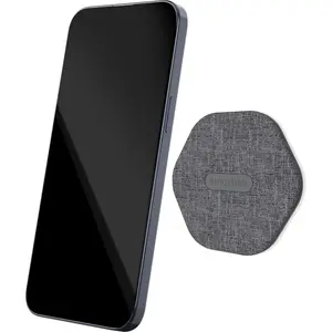 MagSafe Wall Mount - Mountaineer - Compatible with   16/15/14/13/12 -  Stick on Adhesive Phone Holder - Extra Strength  for  Accessories - No. 2 Pencil Gray