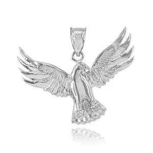 Fine 925 Sterling Silver Firebird Charm Phoenix Charm Pendant