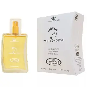 Al Rehab White Horse 50ml Eau de Parfum Crown Perfumes Natural Spray 80% Vol 1.65 Fl.Oz
