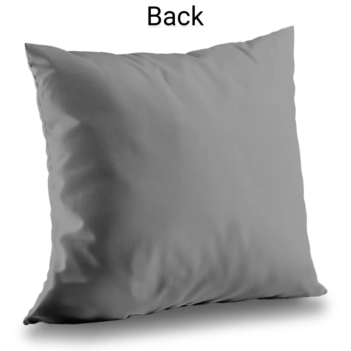 14x14 in. Standard Poly Twill Throw Pillow - 360 Stand, Twill Weave, Monochrome Musician with French Horn Motif, Musical Theme, Minimalist Home Décor Textiles & Soft Furnishings, Black-And-White