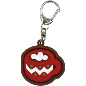 Hot Cocoa Chocolate Fidget Clicker: Christmas keychain accessory, stress relief, cute must have stocking stuffer