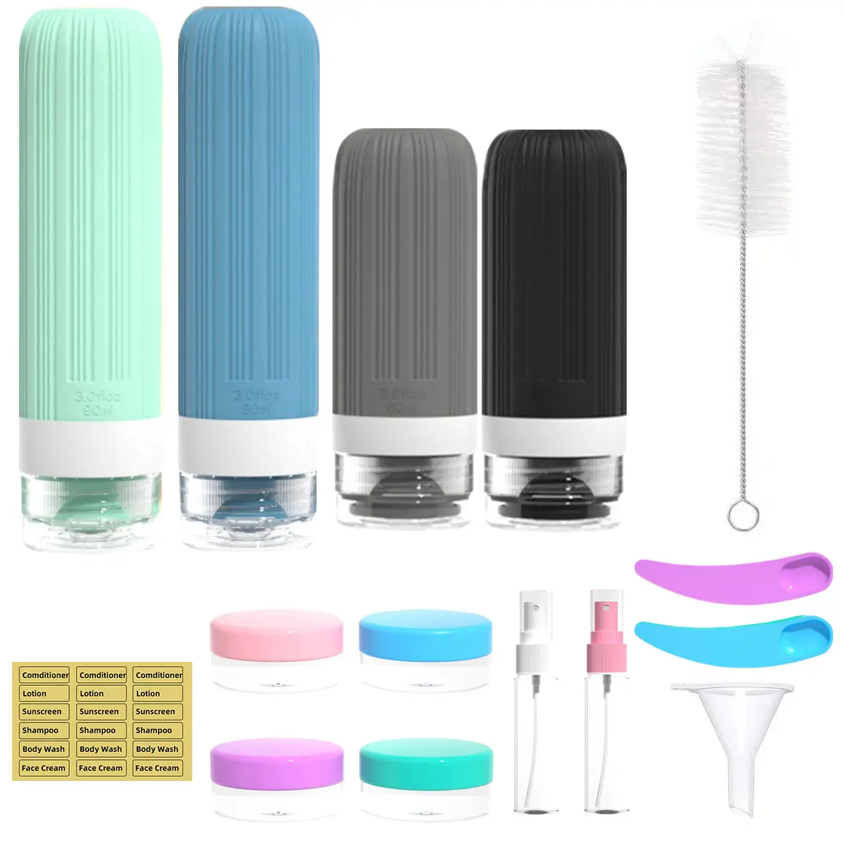03 set; environmentally friendly silicone