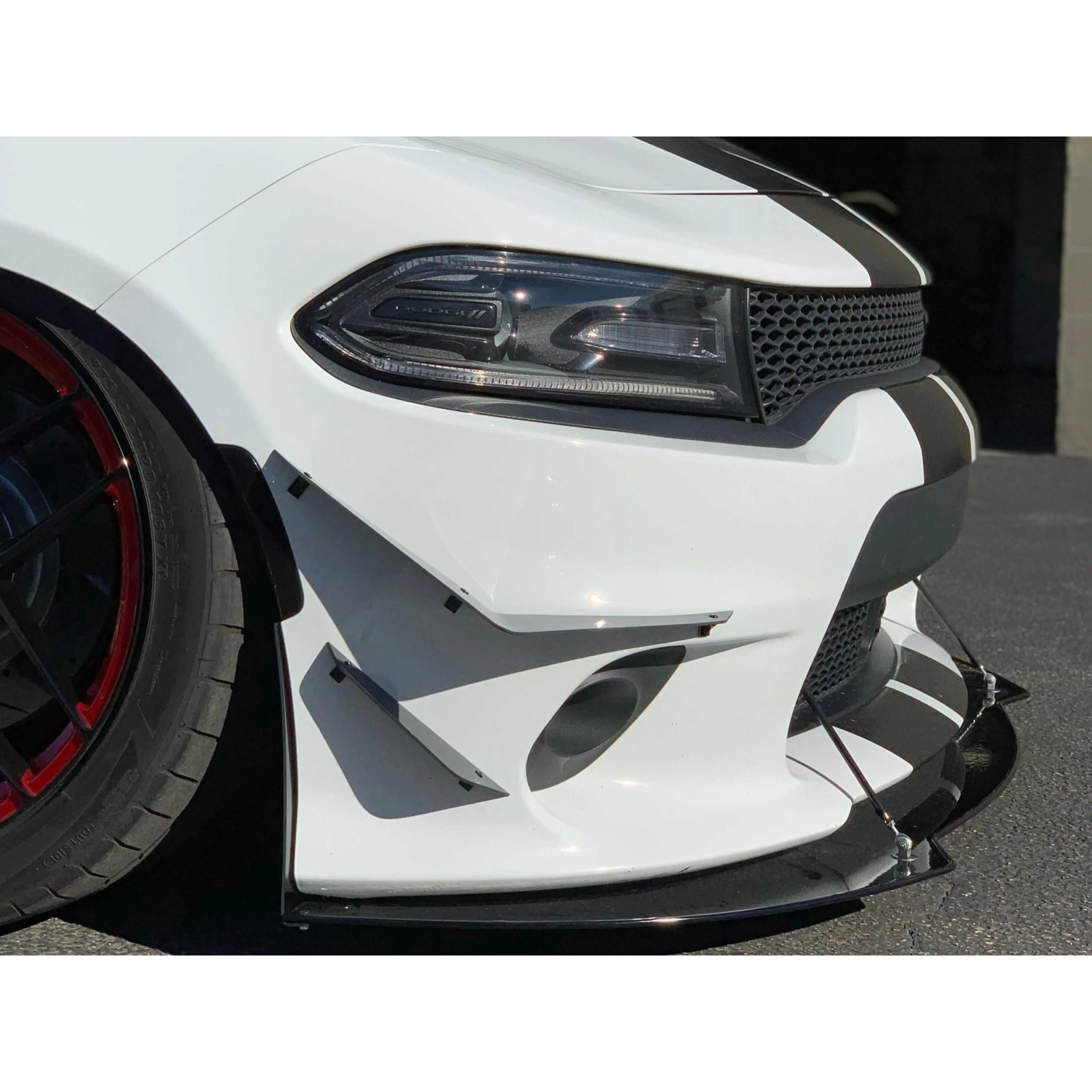 2015 - 2023 Dodge Charger GT, Scatpack, Hellcat: 4 Piece Canards