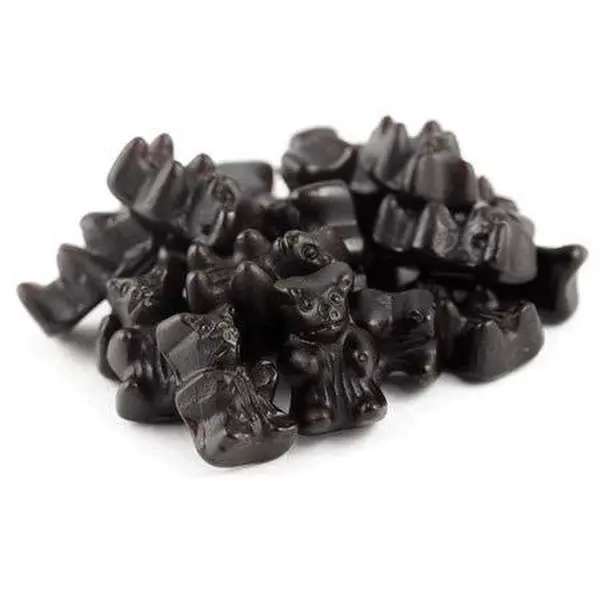 Gustaf's Sugar Free Licorice Gummy Bears 2.2 lb