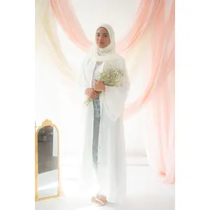 Aaliyah Reversible Abaya | Pearl