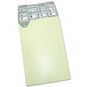 Master Products 14522 Expandi-Matic Posting-Ledger Tray Metal Tab Index- Pressboard- Letter- 25-Pack