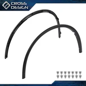 CROSSDESIGN Fit For 2011-2021 Dodge Durango 2PCS Front Fender Trim Driver & Passenger Side
