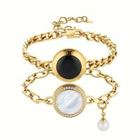 Soulmate 2.0 Touch Bracelets （Gold&Gold)