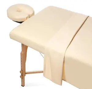 [CZNT] 12 Pcs 4 Sets Premium Microfiber Massage Table Sheet Set, Include Massage Table Cover, Massage Fitted Sheet, Massage FacFBAUS-LXX2302821e Rest Cover for Beauty Salon Spa Hair Salon