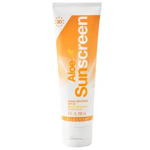 Aloe Sunscreen - 100% SPF Protection - Natural Ingredients - Ideal for Sun Safety - Lightweight and Durable Formula