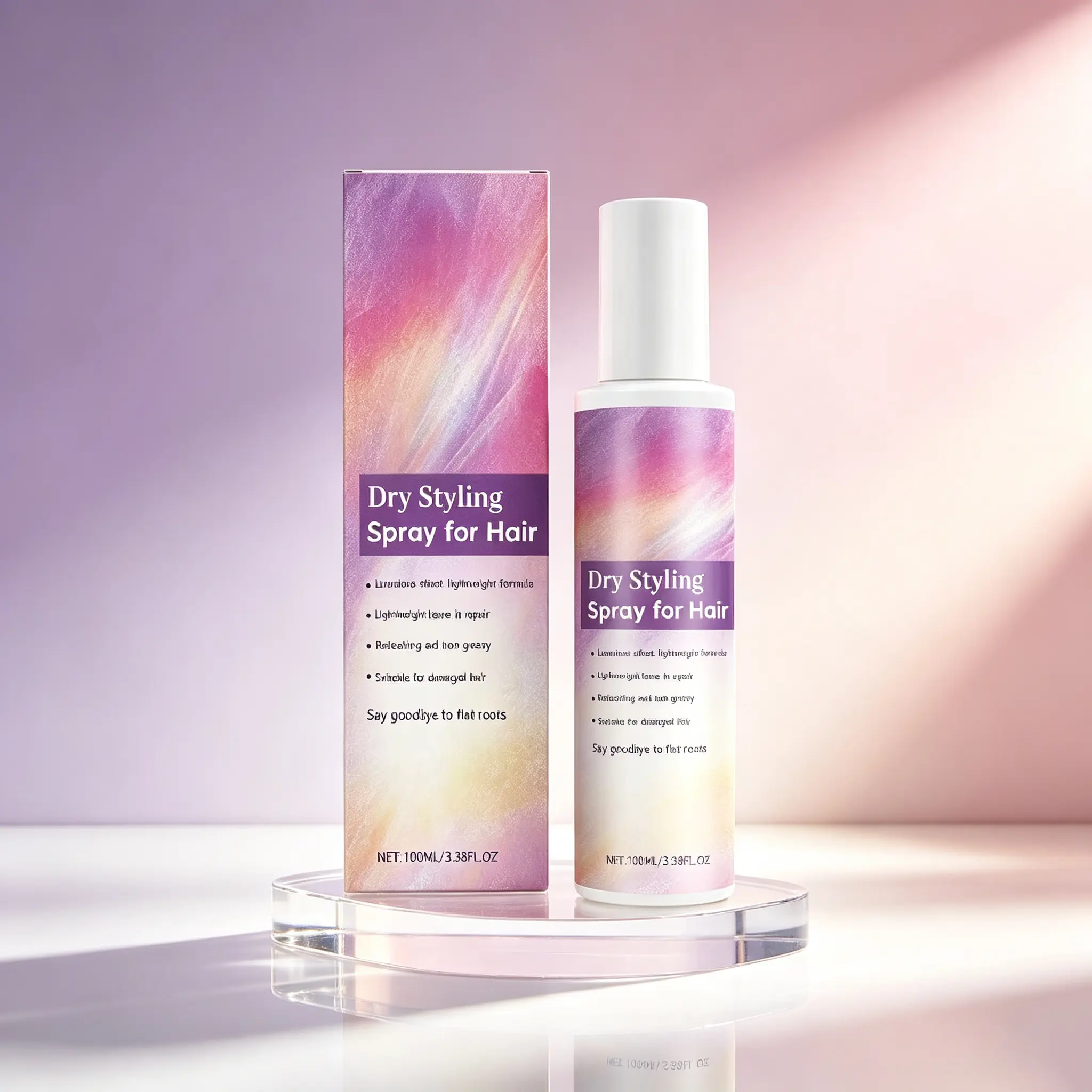 Lightweight Leave-In Styling Spray – Repairs & Adds Shine, Lifts Flat Roots, 100ml