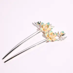 Floral French Hair Pin