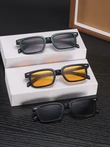 Men's High-Quality Casual Fashion Glasses, Lightweight Durable, All-Season Wear, Trendy Plain Design, Outdoor Activity Accessories