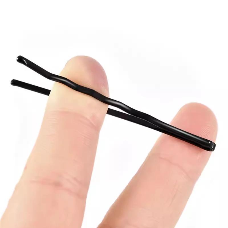 Black Straight Line Hair Clip