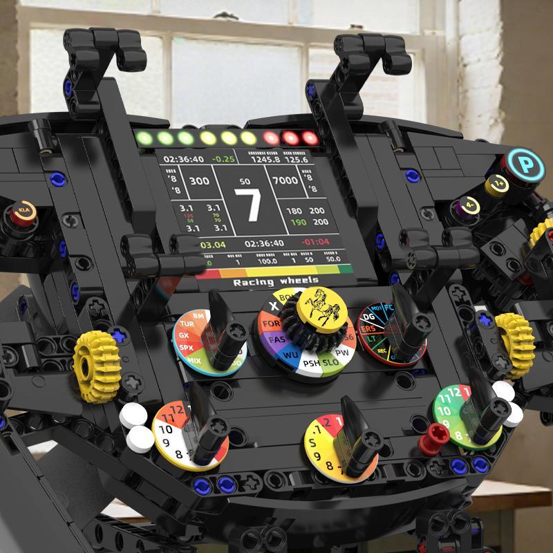 Race Car Steering Wheel Model Building Kit, DIY Building Model, Patience and Hand-Eye Coordination Exercise, Gift for Racing Enthusiasts, Ages 6+