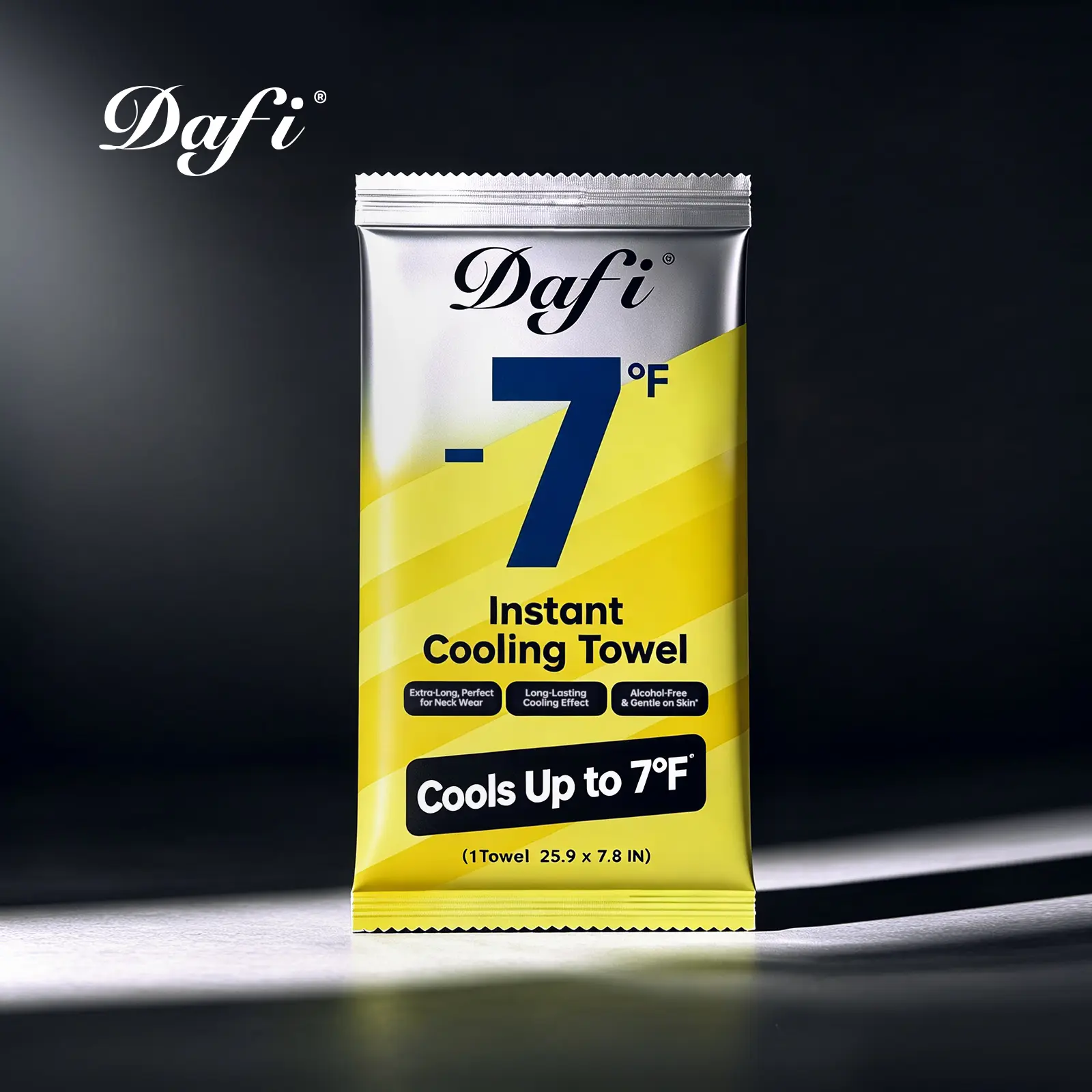 DAFI Instant  Cooling Towel --Sunshine Yellow