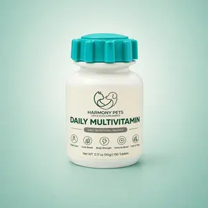 Harmony Pets All-in-1 Daily Vitamin Supplement for Dogs and Cats - 150 Chewable Tablets