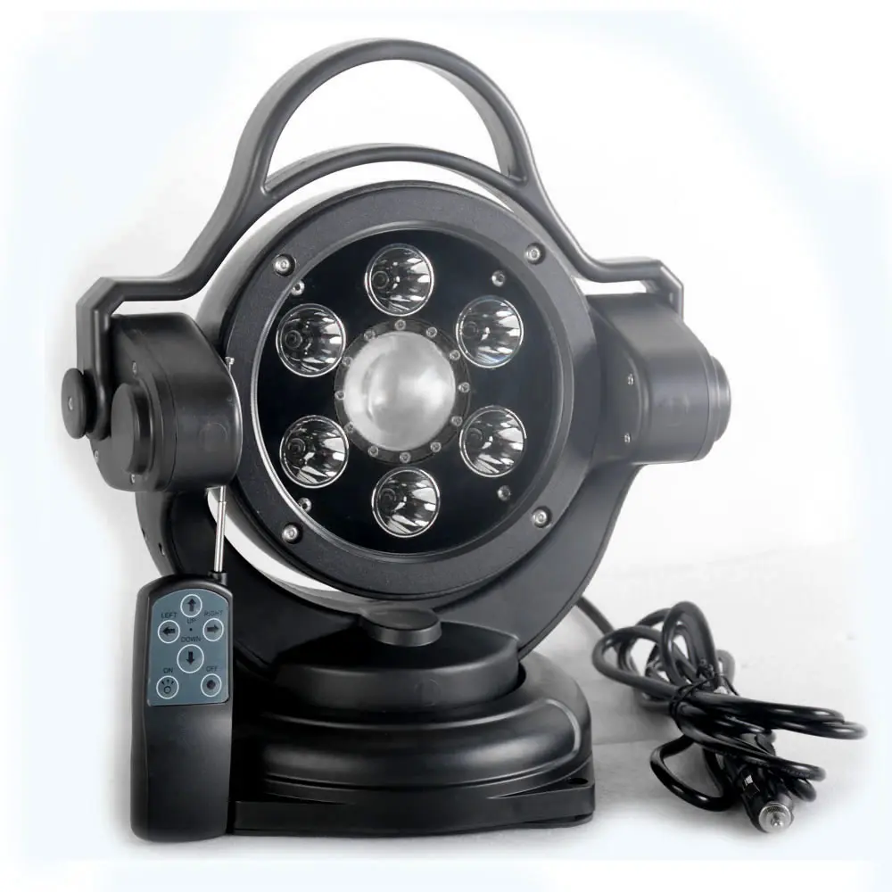 Led Search Light 11 Inch 90W Laser 360 Degrees Rotating Remote Control 9-32V Led Work Light Spot Led Driving Lights Fog Lights Offroad Lights Hunting SUV ATV 4wd Truck Boat Lighting