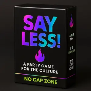 Say Less!  — The Viral Party Game for the Culture fun card Love gane Adult Drinking