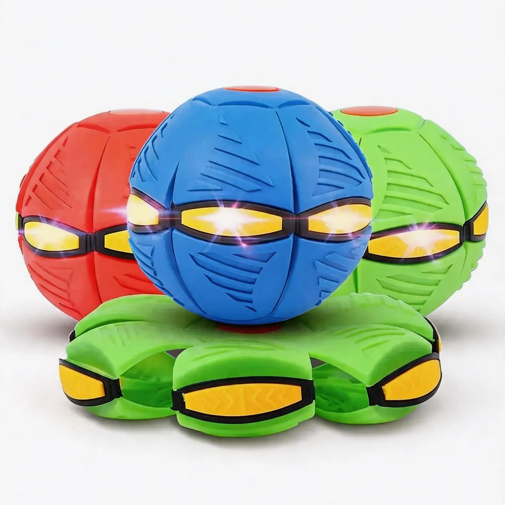 New Upgraded Bouncing ball Magic ball Pop ball Magic FlyingSaucer.bouncy ballNew premium versionChildren's bouncingball, UFO ball, Dog ball itwill bounce whencrushed, interesting toys,children's giftsDog's gifts