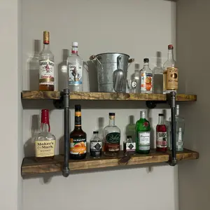 Rustic Wooden Shelves