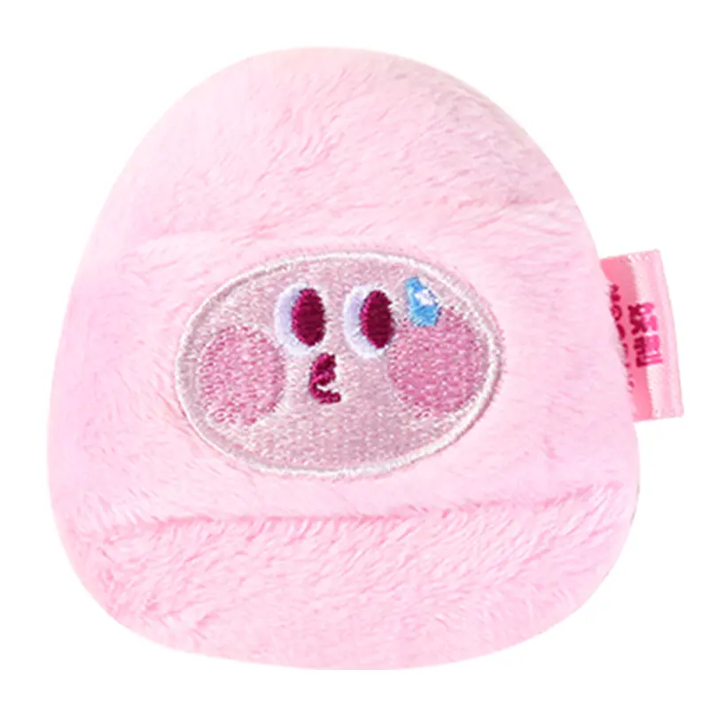 YAOZHI Crystal Velvet Emotional Babe Powder Puff: Soft, Grippy, Embroidered Makeup Sponge (1 Count)