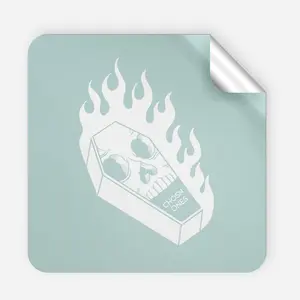 "Coffin" Slap Sticker