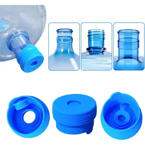 3 Pack 3 and 5 Gallon Water Jug Cap, Upgrade   Replacement Caps, Non Spill  for 55mm Standard/Screw/Crown Tops Water Bottle