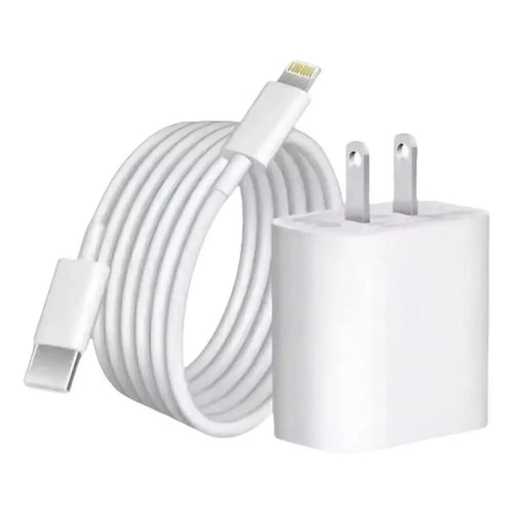 20W Fast Charging Charger with USB C to Lightning Cable, USB C Output, Compatible with iPhone 14/13/12/11/XR/x, Efficient Charging Solution for Apple Devices, Fast Charging Block, Power Adapter Kit