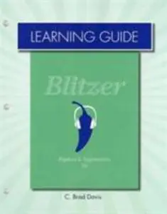 USED-Learning Guide for Algebra and Trigonometry by Blitzer, Robert (Loose Leaf)