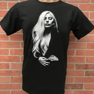 [Sale up to 40%], [Free Ship] Lady T-Shirt, Retro Pop Music Graphic Gaga Tee